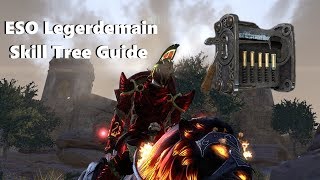 Elder Scrolls Online ESO Legerdemain Skill Tree Guide  LevelingImportance [upl. by Adnuhsed]