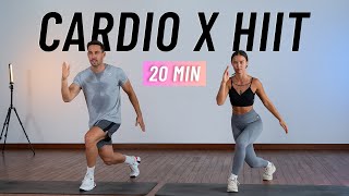 20 MIN CARDIO HIIT WORKOUT  ALL STANDING  Full Body No Equipment Home Workout [upl. by Eibot]