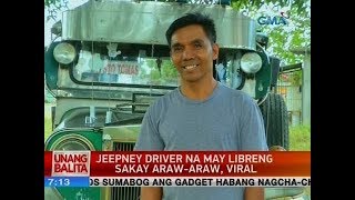 UB Jeepney driver na may libreng sakay arawaraw viral [upl. by Akemit]