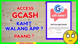 GCash Down How to Access GCash Account without the Gcash Mobile App [upl. by Niwrad776]