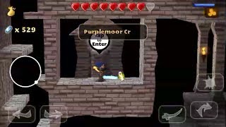 How to get key in Great Caves Purplemoor Crypt in Swordigo [upl. by Yroj]