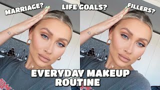 ANSWERING YOUR QUESTIONS amp DOING MY EVERYDAY MAKEUP [upl. by Loziram309]