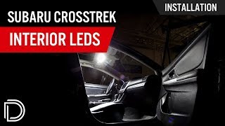 How to Install Subaru XV Crosstrek Interior LEDs [upl. by Eggleston895]