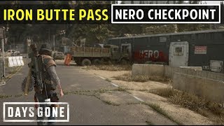 BELKNAP Iron Butte Pass NERO Checkpoint  How to Restore Power  Days Gone [upl. by Egag722]