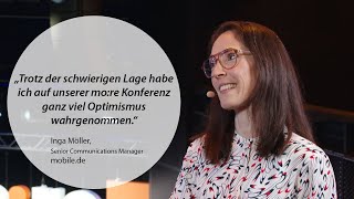 KurzInterview Inga Möller von mobilede auf der more 2024 [upl. by Itsuj]