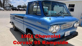 1961 Chevrolet Corvair 95 Rampside  Walk Around [upl. by Ruder]