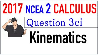 2017 NCEA 2 Calculus Exam Q3ci [upl. by Rosse228]