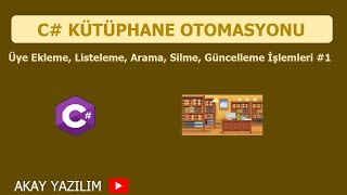 C Kütüphane Otomasyonu 14Üye Ekleme Listeleme Arama Silme Güncelleme İşlemleri [upl. by Ginni]