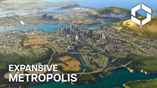 150000 of the Expansive Metropolis in Cities Skylines 2  Palmsland  First Fulllength Cinematic [upl. by Eseyt193]