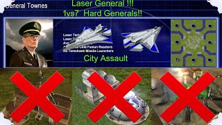 Laser General 1 vs 7 Hard Generals City Assault [upl. by Worth]