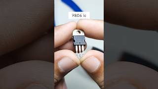 Adjustable Voltage Regulator Using 7806 ic 😱  Electronics shorts [upl. by Stutzman]