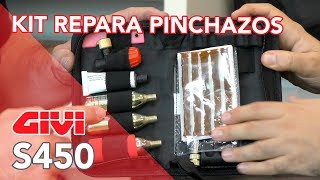 Reparar pinchazo de moto Usamos el kit de reparación de pinchazos de moto🔧🔧 [upl. by Winterbottom930]