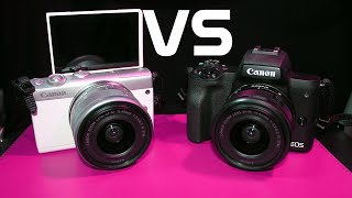 Canon M200 vs Canon M50 mark ii Comparison Video Full Review [upl. by Shurwood]