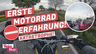 Meine ERSTEN Motorrad ANFÄNGE Katastrophen fahrt  TwiceMoto [upl. by Ahselyt]