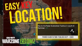 Power Substation Toolbox key LOCATION GUIDE  Call of Duty Warzone 20 DMZ [upl. by Yelah]