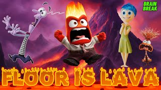 Inside Out Dance amp Exercise Lava Game Fun Brain Break for Kids Students Teachers  Youtube Kids [upl. by Tsnre]