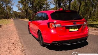 2016 Subaru Levorg 20GTS Spec B STI 0100kmh amp engine sound [upl. by Tomi]