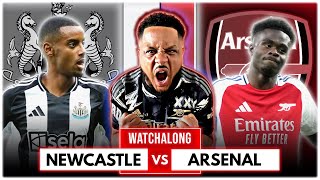 Newcastle 10 Arsenal  Premier League  Watchalong W Troopz [upl. by Ahsienaj]