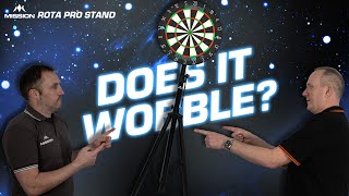 How Much Wobble Does A Travel Dart Board Have [upl. by Nimsaj]