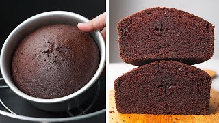 Basic Plain amp Soft Chocolate Sponge Cake Recipe Without Oven  Toasted [upl. by Rita]