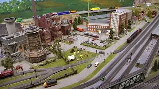 The Biggest Model Railroad Layout in HO Scale with more than 200 Model Trains made by Marklin [upl. by Dadivitan]