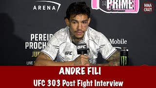 Andre Fili on controversial split decision win over ‘Legend’ Cub Swanson at UFC 303 [upl. by Maurise]