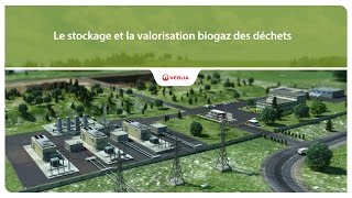 Le stockage et la valorisation biogaz des déchets  Veolia [upl. by Goldenberg]