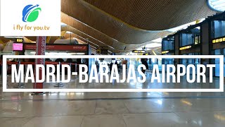 MadridBarajas Airport walk through How i get from Terminal 2 to Terminal 4 [upl. by Aip]