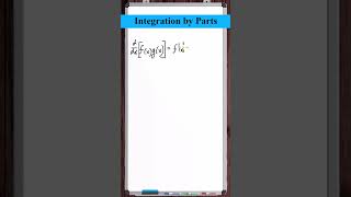 Integration by Parts  Formula Derivation [upl. by Layor]