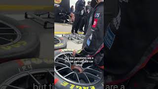 Do NASCAR racing tires get deflated during a pit stop [upl. by Yltnerb]