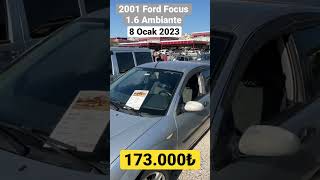 2001 Model Ford Focus 16 Ambiante 173000₺ Adana Oto Pazarı Sahibinden Satılık Arabalar 8 Ocak 2023 [upl. by Aneba]