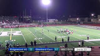 Ridgewood High School Football Vs Glenbard East [upl. by Saxon]