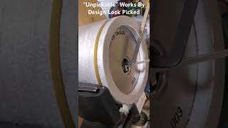 “Unpickable” Works by Design Adaptive Pin Lock lockpicking locksport [upl. by Lananna]