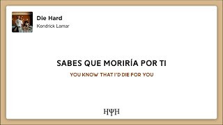 Kendrick Lamar  Die Hard Lyrics  Sub Español [upl. by Johst]