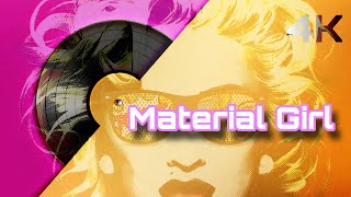 Madonna  Material Girl Official 4K Music Video Remastered [upl. by Palermo]