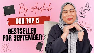 Episode 217 Top 5 Bestsellers for September  Aishahs Review  Total Monthly Sales [upl. by Oruntha374]