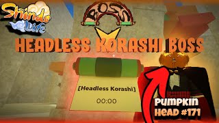 Headless Korashi Boss Location in Shindo Life [upl. by Benoit]