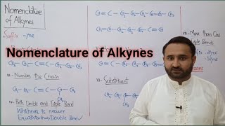 Ch 8 Lec 6 Nomenclature of Alkynes Class 12 Chemistry [upl. by Yeltrab]