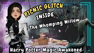 PICNIC GLITCH INSIDE THE WHOMPING WILLOW In Harry Potter Magic Awakened [upl. by Alema]