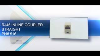 RJ45 Inline Coupler  Straight Overview 516 [upl. by Acinehs91]