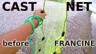 🌐 Cast Netting 🌐 before Hurricane Francine 🌀 castnet fishing fishcamptv [upl. by Brezin]