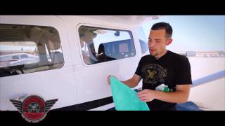 How To Clean Plexiglass amp Plastic Window  Airplane Detailing Car Care Cessna [upl. by Asiak]