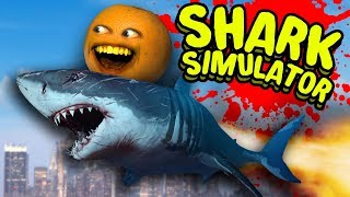 SHARK SIMULATOR  Dr Buttchomp Annoying Orange Plays [upl. by Cida]