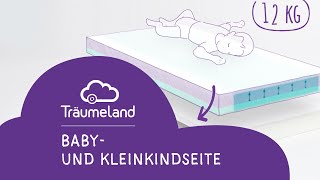 Baby amp Kleinkindseite  Babymatratze  Kindermatratze  Träumeland [upl. by Wehttan606]