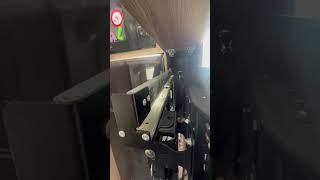 Motorhome customer explains issue with swivel TV bracket thats not been fitted correctly [upl. by Shrier]