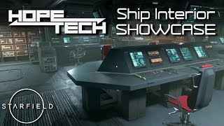 Hope Tech Ship Interior Showcase  Starfield [upl. by Nhaj]