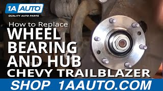 How to Replace Wheel Bearing amp Hub 0209 Chevy Trailblazer [upl. by Laram]