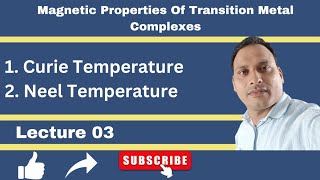 Curie Law  CurieWeiss Law  Curie Temperature  Neel Temperature [upl. by Beatrisa]