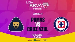 EN VIVO 🔴 PUMAS VS CRUZ AZUL  JORNADA 14  LIGA MX APERTURA 2024 [upl. by Hornstein]