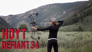 Sighting in my Hoyt Defiant 34  Compound Bow [upl. by Yellek]